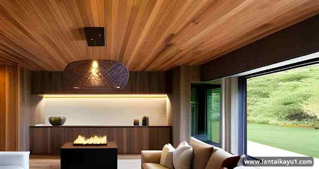 Plafon Kayu Bengkirai